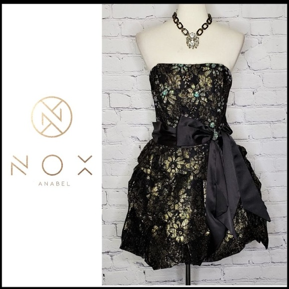 NWT NOX ANABEL Lace Strapless Cocktail Dress - Picture 7 of 8